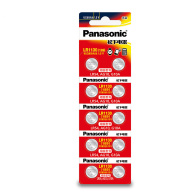 Vỉ 10 Pin cúc áo Panasonic AG10 LR54 LR1130 L1131 389A Alkaline cho đồng hồ thumbnail
