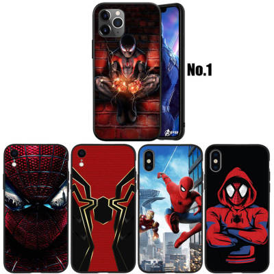 WA68 Spiderman อ่อนนุ่ม Fashion ซิลิโคน Trend Phone เคสโทรศัพท์ ปก หรับ iPhone 7 8 11 12 13 14 Pro XS Max SE X XR Plus SE