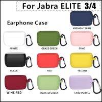 For เคส Jabra Elite 4 / 3 Case Cover Protector with Hook Keychain