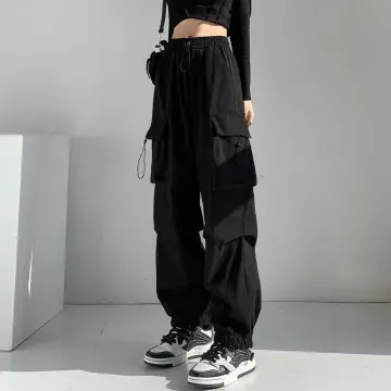 Chain Women's Tapered Pants Hip hop Trousers Street Fashion Dance Korean  Casual