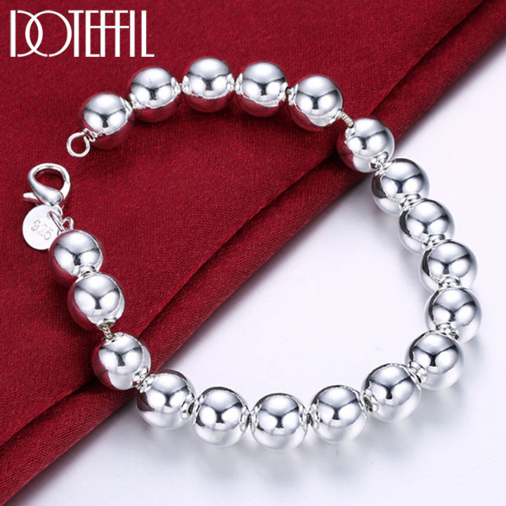 doteffil-925-sterling-silver-10mm-hollow-ball-beads-chain-bracelet-for-woman-charm-wedding-engagement-fashion-party-jewelry