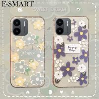 เคสมือถือสำหรับ Xiaomi Redmi A2 A1 ฝาหลัง พร้อมซิลิโคนนิ่มลายดอกไม้สำหรับแฟชั่นและป้องกันการตกเคส Redmi A1 A2