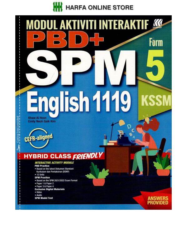 Modul Aktiviti Interaktif PBD + SPM English 1119 Form 5 Kssm | Lazada