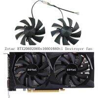 Gratis Ongkir/ต้นฉบับ ZOTAC Zotac RTX 2060 2060S 1660 1660ti พิฆาตฮ่า HB พัดลมกราฟิกระบายความร้อน