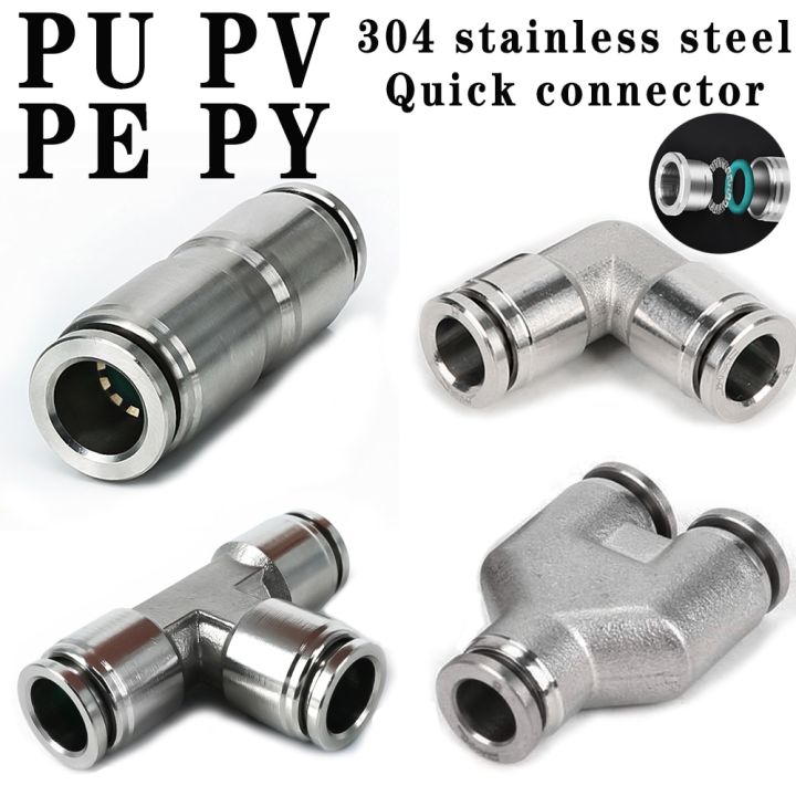 304-stainless-steel-metal-pneumatic-quick-coupling-pu-pv-pe-py-trachea-hose-4-6-8-10-12-14-high-pressure-air-pipe-quick-coupling-pipe-fittings-accesso