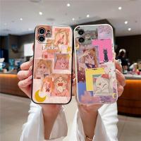 P50เคสสำหรับหัวเหว่ย40 30 20 10 Pro P20 30 Lite Mate 10 20 20X 30 40 Pro Plus เซเลอร์มูนแมวการ์ตูนน่ารักปลอกซิลิโคนใส่โทรศัพท์กันตก