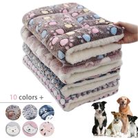 Thickened Pet Sleeping Mat Dog Bed Cat Bed Soft Fur Pet Blanket Mat Household Flannel Mattress Washable Warm Carpet Pet Supplies