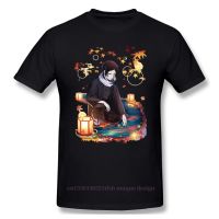 High Quality Men Anime Bungo Stray Dogs Wiki Manga Black T-Shirt Akutagawa Mayoi Card 7 Pure Cotton Tees Harajuku Daily life  2RQP