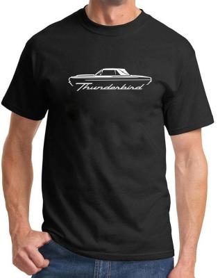 1964 1965 1966 Ford Thunderbird Hardtop Classic Outline Design Tshirt New Colors