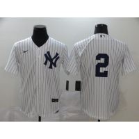 High volume jerseys 2022 MLB New York Yankees 2 Derek Jeter White Black Grey Dark Blue Baseball Jersey