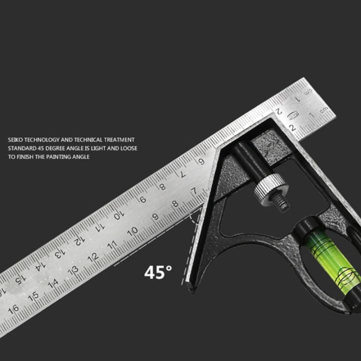 180องศาไม้โปรแทรกเตอร์โลหะมุม-finder-และมุมตารางเครื่องมือวัด-goniometer-มุมไม้บรรทัดสแตนเลสงานไม้