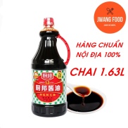 Xì dầu Chu Bang, nước tương Chu Bang nội địa TQ, chai 1.63l