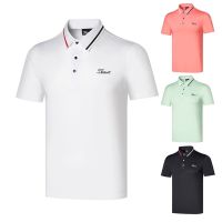 ★New★ Titleist เสื้อโปโล ระบายอากาศ ดูดซับความชื้น แบบแห้งเร็ว สําหรับผู้ชาย ใส่เล่นกีฬา กอล์ฟ กลางแจ้ง