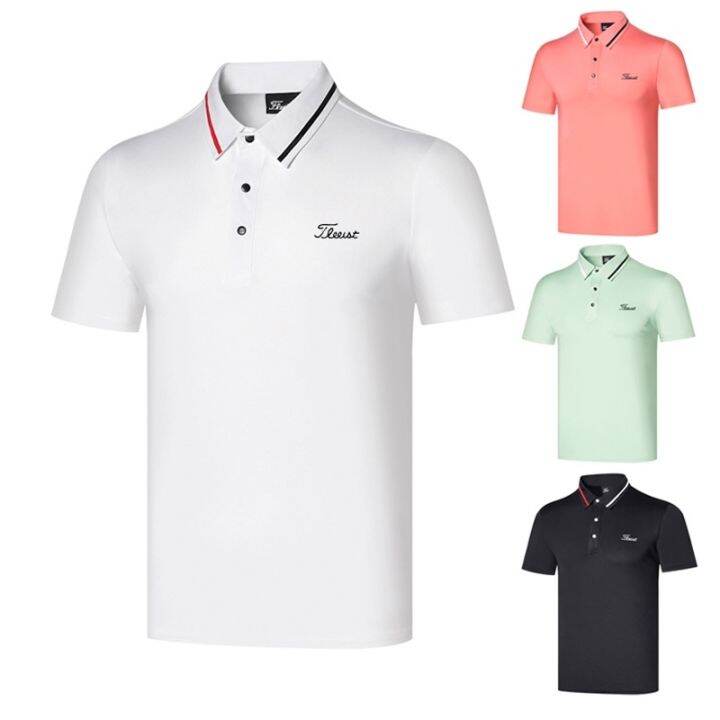 new-titleist-เสื้อโปโล-ระบายอากาศ-ดูดซับความชื้น-แบบแห้งเร็ว-สําหรับผู้ชาย-ใส่เล่นกีฬา-กอล์ฟ-กลางแจ้ง