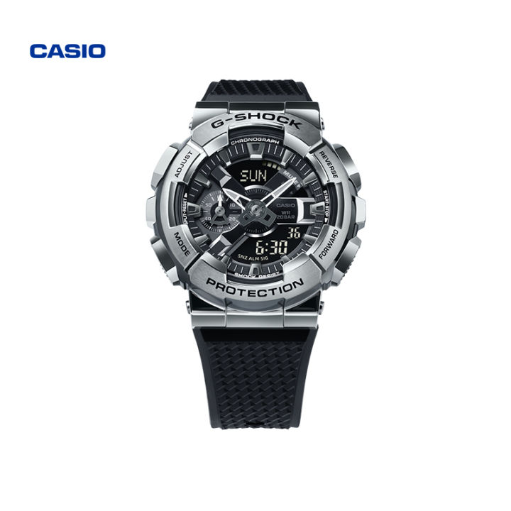 casio-นาฬิกาโลหะทรงสปอร์ต-g-shock-gm-110-นาฬิกาสปอร์ตคาสิโอกันน้ำ