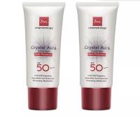 ( 25 กรัม ) BSC CRYSTAL AURA SUNSCREEN SPF 50 PA+++  25 กรัม ครีมกันแดด