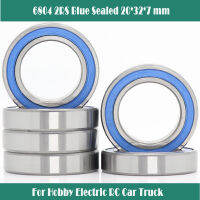 6804RS Bearing 6PCS 20*32*7 mm ABEC-3 Hobby Electric RC Car Truck 6804 RS 2RS Ball Bearings 6804-2RS Blue Sealed