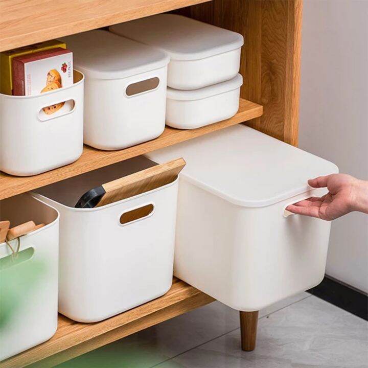 Japanese Style Storage Box Muji Shelf Organizer Plastic Container Box ...