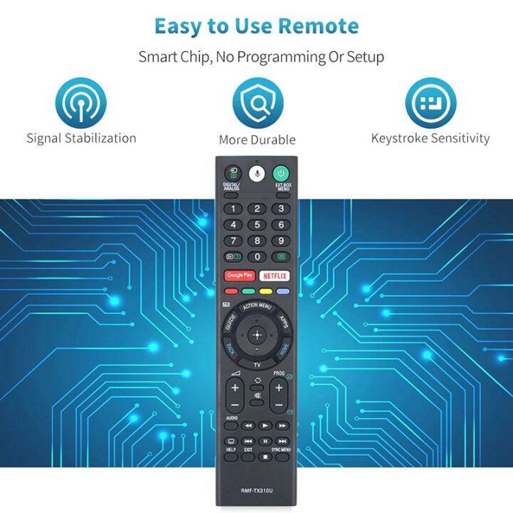 rmf-tx310u-replace-voice-remote-control-with-mic-for-sony-4k-smart-bravia-tv-xbr-65x800g