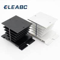 ✒ 1pc Single Phase Solid State Relay SSR Aluminum Heat Sink Dissipation Radiator NewestSuitable for 10A-40A relay