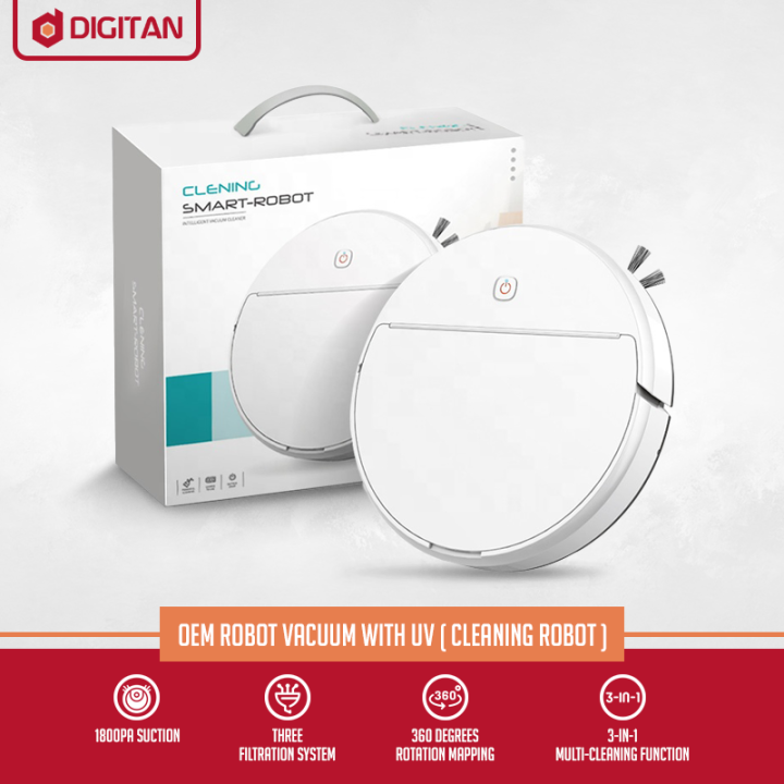 Smart Cleaning Intelligent Robot Vacuum 3in1 MultiFunction 360