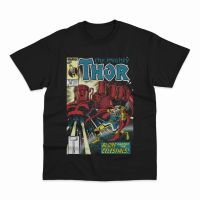 เสื้อยืดคุณภาพดี เสื้อยืดผู้ เสื้อยืด พิมพ์ลาย Thor VS Celestials Love And Thunder S-5XL