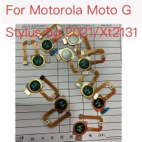 เครื่องอ่านลายนิ้วมือที่บ้าน 1PCS เครื่องอ่านลายนิ้วมือ Touch ID Sensor Return Key Home Button Flex Cable สําหรับ Motorola Moto G Stylus 5g 2021