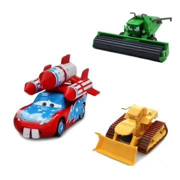 7 Pcs/set Disney Pixar Cars 2 3 DINOCO Dinosaur Car Toy Discoloration Lightning  McQueen King Diecasts Model Kid Educational Toys