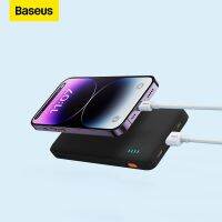 Baseus เครื่องที่ชาร์จสำรองเร็ว20W แบตสำรอง10000MAh สำหรับ IP 14 13 12 Xiaomi Samsung แบตเตอรี่ภายนอก