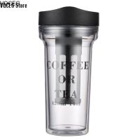 VQCEG Store Cold Brew Cup Portable Cold Brew Coffee Maker Cold Brew Coffee Tea Airtight Bottle Iced Coffee Cup with Lid Stainless Steel Filter Reusable Cold Brew Coffee Tea Cup