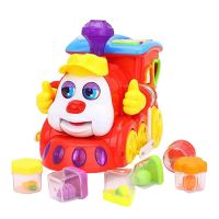 HUILE Baby Toy Musical Train Kids Toys Toddler Train Toys Boys Girls Gifts for 6 to 12 Months Toddler Christmas Birthday Gifts