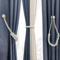 ۩℗❣ 1Pc Magnetic Curtain Tieback High Quality Holder Hook Buckle Clip Curtain Tieback Polyester Decorative Home Accessorie