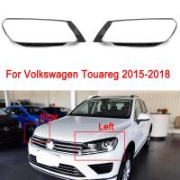 ไฟหน้ารถสำหรับ Volkswagen VW Touareg 2015-2018เลนส์กระจกไฟหน้าเคสใส