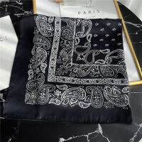 2022แฟชั่น Paisley ผ้าไหมผ้าพันคอผู้หญิง Hijab headband ผ้าเช็ดหน้านุ่มหญิงผ้าพันคอ shawl Lady Wrap คอพบ turbanard