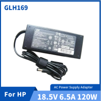 ของแท้18.5V 6.5A 120W PPP016L-E อะแดปเตอร์แหล่งจ่ายไฟ AC PA-1121-42HN PPP016H มั่นคงและทนทานสำหรับ NX7400คอมแพค HP Charger Laptop 8530W 8540W