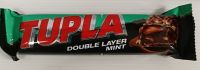 TUPLA double layer mint, chokolate bar with rice krispie, nougat and mint toffee, 48 g