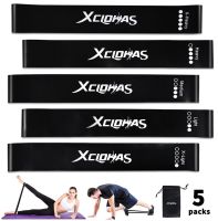 XC LOHAS Elastic Resistance Bands Mini Loops Latex Workout Bands Customized for Men Strength Training Bands Home Gym Equipment Wires  Leads Adapters