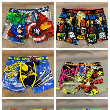 Marvel, Accessories, Lot 7 Of Boys Superhero Boxer Brief Underwear