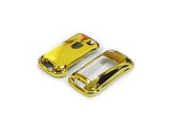 ☬❃✷ GOLD PLATED CHROME Remote Flip Key Protection Case For Porsche Cayenne Turbo S GTS V6 V8