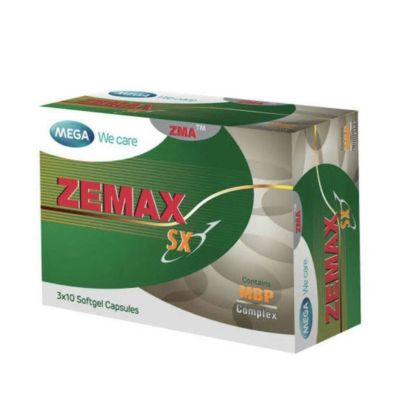 Get Now ของแท้ พร้อมส่ง *Mega Zemax SX 30 เม็ด เสริมสร้างฮอร์โมน เสริมสร้างกล้ามเนื้อ บำรุงสุขภาพเพศชาย Exp.7/23