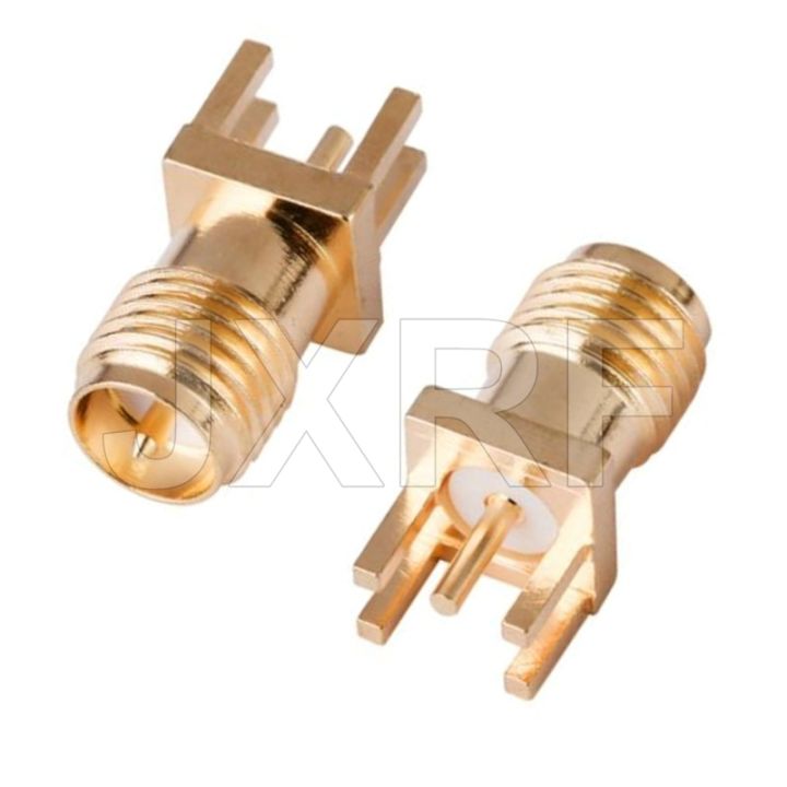10pcs-sma-female-jack-male-plug-adapter-solder-edge-pcb-straight-right-angle-mount-rf-copper-connector-plug-socket-electrical-connectors