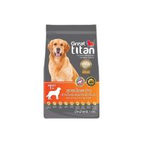[ส่งฟรี] Greattitan เกรทไททัน อาหารเม็ดสำหรับสุนัขพันธุ์ใหญ่ รสเนื้อและข้าว ขนาด 1 KG rch-1