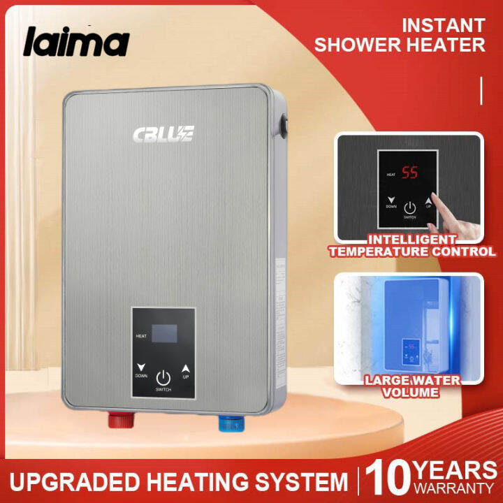 （Warranty）LAIMA Electric Hot Water Heater 220V Tankless Instant Boiler Bathroom Tankless Shower