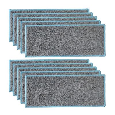 10 PCS Wet Mopping Pads Mop Cloths Rags Pads Washable for IRobot Braava Jet M6 Robot Vacuum Cleaner