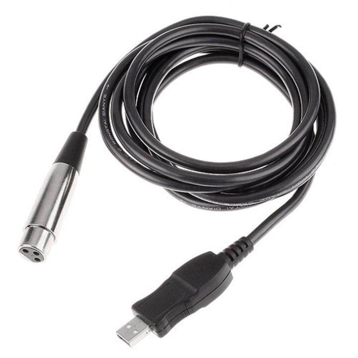 3m-usb-ชายเป็น-xlr-ไมโครโฟนตัวเมีย-usb-mic-link-cable-ใหม่