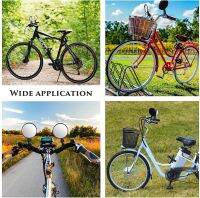 2Pcs Roadmtbbicycle Roadmtbbicycle 360องศาปรับ Roadmtbbicycle กระจกเงาความปลอดภัยกระจกอะคริลิคกว้าง-มุม