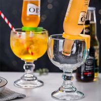 【CW】▨❅  2Pcs 600ml Cocktail Glass Sphere Shaped Drinks Bottle with Buckle Holders Cup Puffer Bar Margarita Goblet