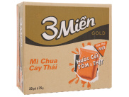 Mì 3 Miền Gold bò hầm rau thơm gói 75g