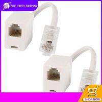 RJ45 8P4C กับ6P4C RJ11แดปเตอร์สำหรับโทรศัพท์และอีเธอร์เน็ต