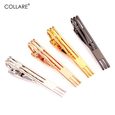 Collare Tie Clip Easy Simple Design For Men Gold/Rose Gold/Black Color Tie Clips 4 Color Men Jewelry TC147